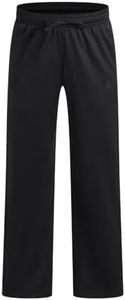 Under Armour Boys' Brawler Open Hem Pants, 001 Black, YMD