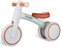 Ineffbb Baby's Balance Bike for 1-2 Year Old, Toddler Bike Ride On Toy Baby Walker with 3 Wheels for 10-24 Months Baby, First Slide Bike without Pedals for Boys Girls as Gifts