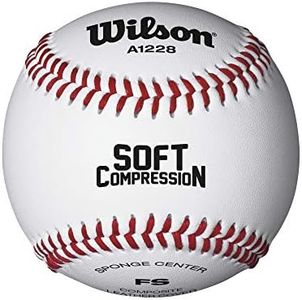 Wilson Practice and Soft Compression Baseballs, A1228, FS (One Dozen)