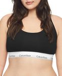 Calvin Klein Modern Cotton Unlined Wireless Bralette, Black, Large