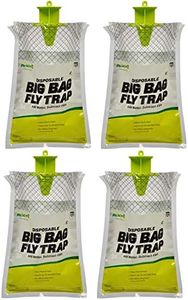 RESCUE! Big Bag Fly Trap – Disposable, Outdoor Use - 4 Traps