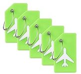 5 Pack Silicone Luggage Tag Baggage