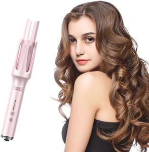 Automatic Hair Curlers - 32mm Professional Ceramic Hair Curling - 360° Automatic Rotating Wand with 4 Temperature Setting - Dual Voltage & Anti-Scald