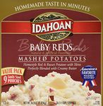 IDAHOAN BABY REDS Gluten Free Instant Mashed Potatoes (9 FAMILY-SIZED Pouches Box Net Wt 36.9 OZ):