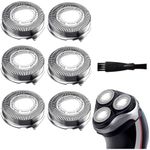 Gleway HQ8 Replacement Heads Compatible with Philips Electric Shavers, HQ8 Replacement Razor Blades Compatible with Norelco Aquatec HQ8 Series Shaving Head Upgraded for PT730 AT880 AT811, 6-Pack