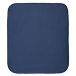 iDesign 41245 iDry Absorbent Kitchen Countertop Dish Drying Mat, Polyester, Navy, Medium