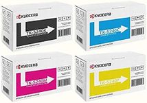Pack of 4 Kyocera TK-5240 Original Printer Cartridges - Ecosys M5526cdn M5526cdw P5026cdn P5026cdw - Including Tonerliga Touchpen Ballpoint Pen