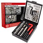 BILITOOLS M12x1.5 Thread Repair Kit, HSS Drill Helicoil Repair Kit Metric