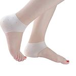 Wowobjects® 1 Pair Invisible Height Increase Insoles Women Men Heel Pads Silicone Gel Lift Insole Dress In Socks Cracked Foot