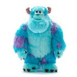 Disney Store Official Sulley Small Soft Toy, Monsters, Inc., 24cm/9”, Plush Character Figure with Felt Claws and Padded Horns, Suitable for Ages 0+