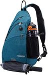 WATERFLY Sling Bag Crossbody Backpack: Over Shoulder Daypack Casual Cross Chest Side Pack