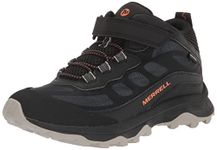 Merrell Kid's Moab Speed MID A/C WTRPF Hiking Shoe, Black, 1 UK