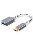 USB C Male to USB A Femle Adapter 0.15m,CableCreation USB3.1 USB A Female to USB C Adapter OTG 5Gbps Data for MacBook Pro Air XPS 13 15 S21 S20 S10 etc