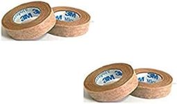 3M Micropore Tan Surgical Tape 0.5" Wide -2 Rolls (2 Pack)