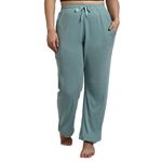 CUPID Women's High Rise Cotton Straight Pant,Stretchy Parallel Leg Casual Style Pyama For Night Wear_Sage_X-Large, Green