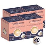 Cafféluxe - Capuccino Coffee Pods - Compatible with Dolce Gusto Machines, One Coffee Pod Solution, 40 Coffee Capsules