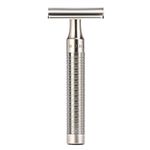 MÜHLE ROCCA R94 - Silver | 100% Stainless Steel Mild Luxury Safety Razor for Beginners, Birthday, Father's Day Gift for Him, Shaving Razor Barber Smooth for Men | Unique German Design