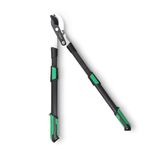 Urbain Green Bypass Lopper with Compound Action, Professional Power Gear Lopper with Telescopic Aluminum Handle, 40mm Cutting Capacity, Professional Extendable Garden Lopper - Pruning Tool (Black)