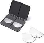 SKYWAY Stick on Bifocal Lens, Convert Sunglasses, Goggles, or Glasses into Magnified Readers,Bifocal Sunglasses,Reusable Lenses (1 pair) 1.25 Diopter