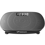 MERACH Vibration Plate, Whole Body Workout Powerful Quiet Vibration Plate Exercise Machine for Weight Loss and Shaping, Auto or Manual Speed Control, Built-in Bluetooth Speaker (Black)