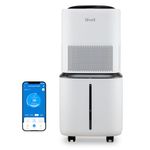 LEVOIT Evaporative Humidifier for Whole House, Covers Up to 3000ft², 22.7L Capacity, 72H Runtime, Smart Control, Top Fill, Foldable with Wheels, Dry Mode & Quiet Sleep Mode