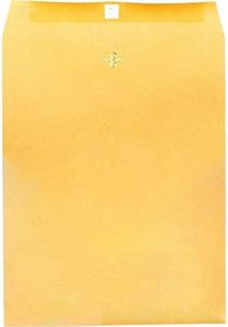 Mead Mailing Envelopes, Clasp Closure, 10" X 13", All-Purpose 24-lb Paper, Brown Kraft Material, 15 per Box (76022)