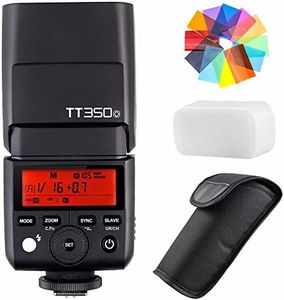 Godox TT350O 2.4G HSS 1/8000s TTL GN36 Camera Flash Speedlite for Olympus/Panasonic Mirrorless Digital Camera w/EACHSHOT Color Filters