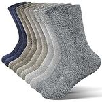 UUMIAER 5 Pairs Wool Socks Mens, Th