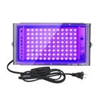 100W LED UV Black Light, Black Lights for Glow Party, IP65 Waterproof Black Light, for Black Light Party, Stage Lighting, Halloween, Fluorescent Poster, Neon Glow, Body Paint