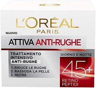 L'Oréal Paris Crema Viso Donna Antirughe Intensiva Giorno, 50 ml, Confezione da 1