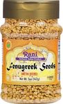 Rani Fenugreek (Methi) Seeds Whole 5oz (141g) PET Jar, Trigonella foenum graecum ~ All Natural | Vegan | Gluten Friendly | Non-GMO | Indian Origin, used in cooking & Ayurvedic spice