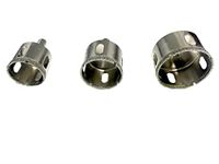 Jon Bhandari Tools Diamond Drill Bit Set for Glass – Precision Hole Saw for Glass, Tiles & Ceramics – Electroplated Diamond Coating – Fits All Drilling Machines (35mm, 40mm & 50mm)