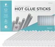 Professional Hot Glue Sticks by Smith’s® | 7mm x 100mm | 50 Pack | Grade A+ Clear Glue Gun Refills | Environmentally Safe EVA Resin | RoHS Certified | Fits 99.9% of Glue Guns | Perfect for Most Uses