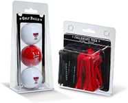 Team Golf NCAA Texas Tech Red Raiders Logo Imprinted Balls (3 Count) & 2-3/4" Regulation Tees (50 Count), Multi Colored