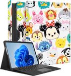 Trendy Fun for Microsoft Surface Pro 9 2022 13 inch Case Cute Cartoon Character Girly Kawaii Smart Covers for Girls Kids Boys Teens Aesthetic Design Stand Folio for Surface Pro 9 Tablet,Mini Dishini