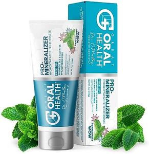 Pro-Mineralizer Toothpaste Peppermint - Nano Hydroxyapatite & Enamel Support Toothpaste w/Xylitol Aloe Vera & Sea Salt - Anti Cavity Fluoride Free NanoHydroxyapatite Toothpaste - Dentist Formulated