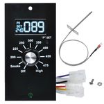 PODOY Digital Thermostat Control Board Compatible with Pit Boss Wood Pellet Grills PB700 340 440 820#70120 BBQ Smoker Replacement Parts Control Panel Temperature Controller Sensor Probe Kit