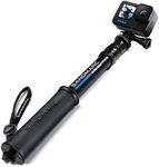 SANDMARC Pole - Compact Edition: 10-25" Waterproof Pole (Selfie Stick) Compatible with GoPro Hero 13, 12, 11, 10, 9, 8, Max, 7, 6, 5, 4, Session, 3+, 3, 2, HD & Osmo Action