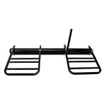 Quick Products QPRBM2R RV Bumper-Mounted 2-Bike Rack with Adjustable Width and Stabilizer Post