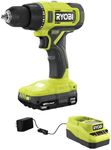 RYOBI ONE+ 18V Cordless 1/2 in. Drill/Driver Kit with (1) 1.5 Ah Battery and Charger