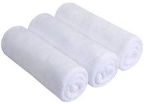 SINLAND Microfiber Gym Towels Sports Fitness Workout Sweat Towel Fast Drying 3 Pack White 16 Inch X 32 Inch