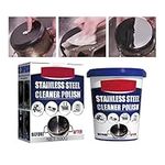 Stainless Steel Cleaning Paste, Rust Removal for Metal, Stainless Steel Cleaning Powder, Stainless Steel Cleaner and Polish, Cleaning Paste for Pots and Pans, Cleaning Oil Stains Scale (1Pcs/100g)