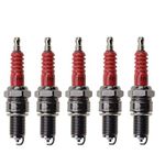 WOOSTAR F7TC Spark Plug Replacement for GX120 GX200 GX240 GX270 GX340 GX390 Go Kart Mini Bike Tillage Polishing Machine 168F 168FA 168FB Pack of 4