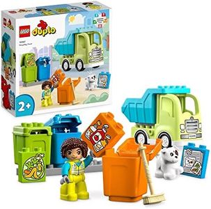 LEGO® DUPLO® Town Recycling Truck 10987 Building Toy Set,Educational Set Helps Toddlers Aged 2+ Learn About Recycling