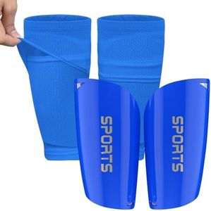 ATHCISE Kids Youth Soccer Shin Guards with Sleeves, Slip in Shinguards Soccer Shin Pads for 3-15 Years Old Boys Girls Child Teens