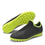 Puma Childrens Finesse Astro Turf Football Boots Black/FluYellow 12 UK Child