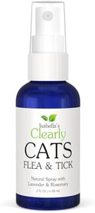 Isabella's Clearly Cats | Ticks and Fleas Product with Rosemary and Lavender | Topical Spray for Cats. Smells Great. Made in USA.