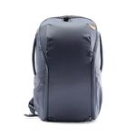 Peak Design Everyday Backpack Zip 20L, Midnight, 270-Degree Zip, Dual Side Pockets, FlexFold Dividers, Fits 15" Laptop, For Camera Carry, Daily Commutes or Travel, Versatile Backpack for Men and Women