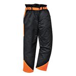 Portwest Oak Chainsaw Trousers, Size: M, Colour: Black, CH11BKRM