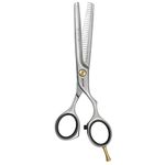 Jaguar Shears Pre Style Relax 5.5 Inch Offset Professional, Ergonomic, Steel Hair Thinning, Texturizing, Cutting and Trimming Scissors for Salon Stylist, Beauticians, Hair Dressers, and Barbers